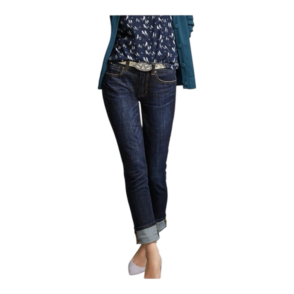 Cabi High Straight Jeans In Dark Wash #3386